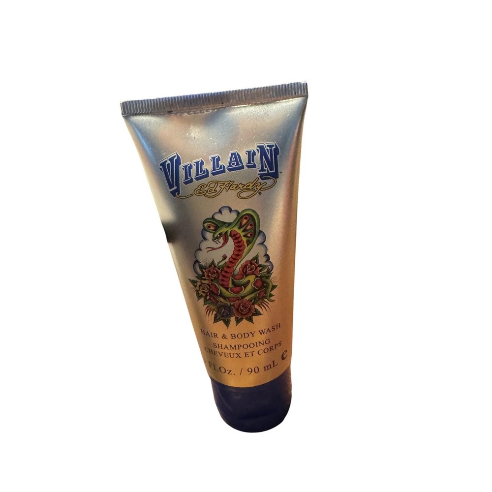 Ed Hardy Villain Hair & Body Wash 3 oz / 90 ml | 80% remaining